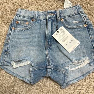 Denim Zara shorts